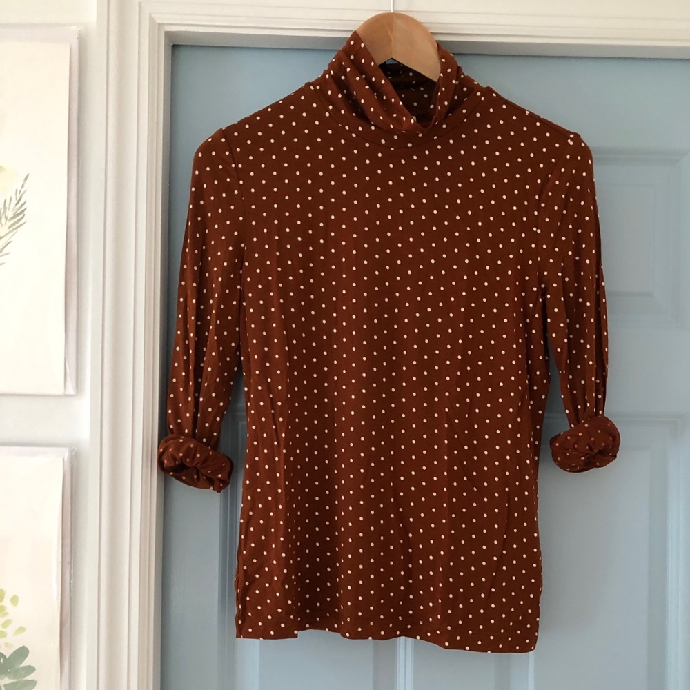 HM Polka Dot Turtle Neck